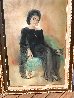 Woman in Black Dress 42x56 - Huge Original Painting by Julian Ritter - 8