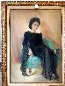 Woman in Black Dress 42x56 - Huge Original Painting by Julian Ritter - 9