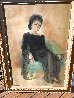 Woman in Black Dress 42x56 - Huge Original Painting by Julian Ritter - 7