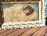 Reclining Nude Brunette 25x40 - Huge Original Painting by Julian Ritter - 6