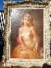 Vibrant Blonde Nude 45x33 - Huge Original Painting by Julian Ritter - 1