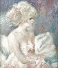 Blonde Semi-Nude Profile 21x18 Original Painting by Julian Ritter - 0