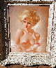 Nude Blonde Portrait 36x30 Original Painting by Julian Ritter - 1