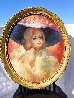 Blonde Showgirl in Hat 29x25 Original Painting by Julian Ritter - 1