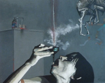 Elixir 2011 31x39 Original Painting - Arturo Rivera Elixir 2011 31x39 Original Painting - Arturo Rivera