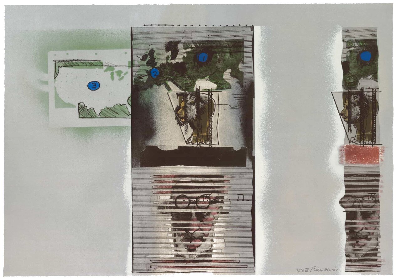 Stravinsky III 1966 Limited Edition Lithograph by Larry Rivers - For ...