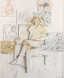 Drawn From the Collection 1984 (Bas Relief) Limited Edition Print - Larry Rivers Drawn From the Collection 1984 (Bas Relief) Limited Edition Print - Larry Rivers