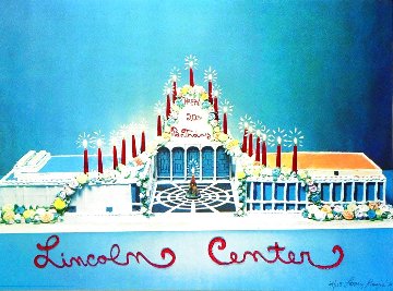 Lincoln Center Birthday 1979 Limited Edition Print - Larry Rivers Lincoln Center Birthday 1979 Limited Edition Print - Larry Rivers
