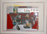 Living at the Movies 1974 Limited Edition Print by Larry Rivers - 1 Living at the Movies 1974 Limited Edition Print by Larry Rivers - 1