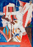 Fred Astaire on Air 1990 Embellished - Huge Limited Edition Print by Larry Rivers - 0