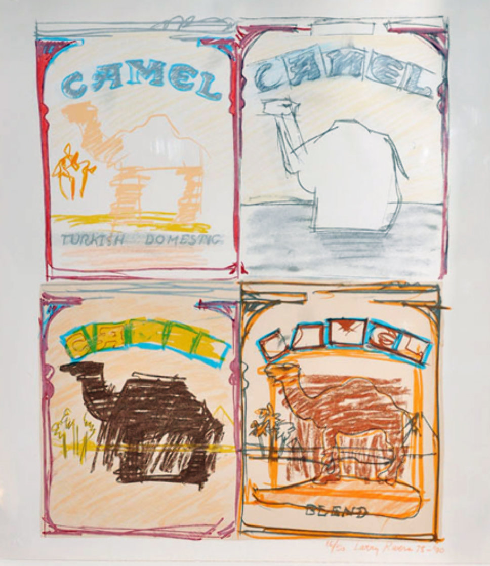 Four Camels AP 1978 Limited Edition Print by Larry Rivers Four Camels AP 1978 Limited Edition Print by Larry Rivers