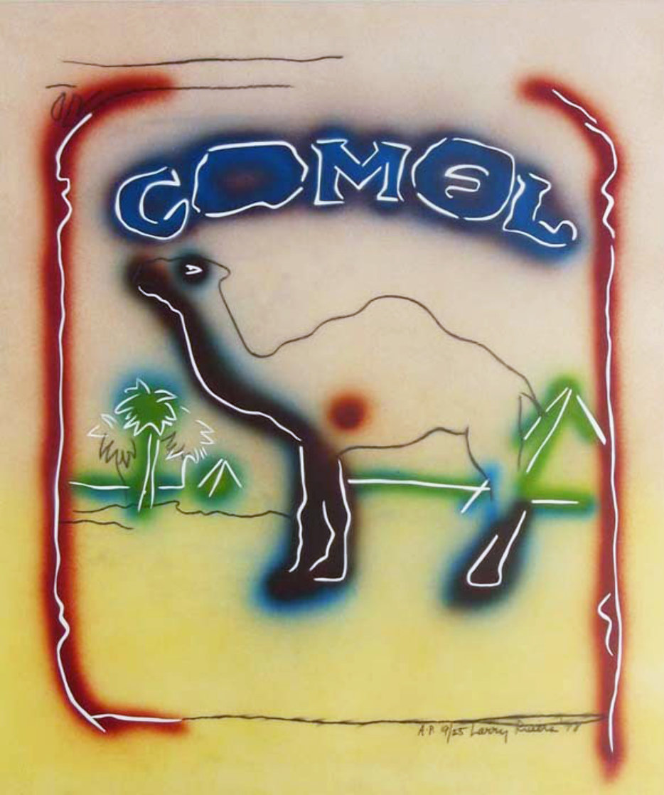 Stencil Camel AP 1978 Limited Edition Print by Larry Rivers Stencil Camel AP 1978 Limited Edition Print by Larry Rivers