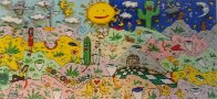 Faces in the Landscape 3-D 1995 Limited Edition Print by James Rizzi - 1