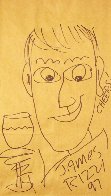 4 Untitled Drawings 1996 16x8 Drawing by James Rizzi - 2 4 Untitled Drawings 1996 16x8 Drawing by James Rizzi - 2