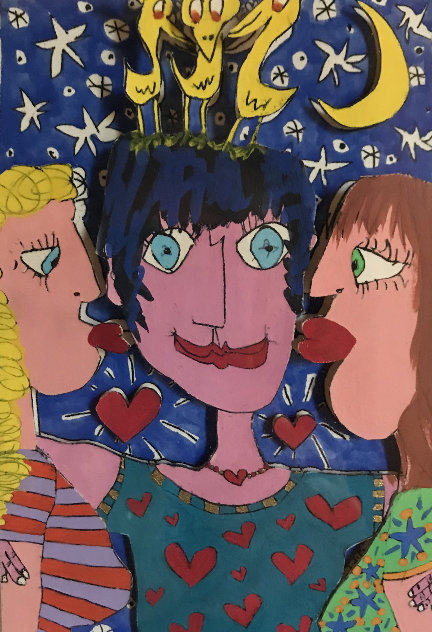 It's So Nice to Be Loved 1980 3-D Limited Edition Print by James Rizzi