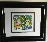 She Likes Tennis He Likes Golf 3-D 1997 Limited Edition Print by James Rizzi - 1 She Likes Tennis He Likes Golf 3-D 1997 Limited Edition Print by James Rizzi - 1