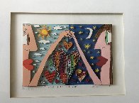 Love Is in the Air 3-D AP 1989 Limited Edition Print by James Rizzi - 1 Love Is in the Air 3-D AP 1989 Limited Edition Print by James Rizzi - 1