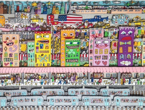 Going Places   1994 3-D Limited Edition Print - James Rizzi