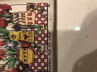 2 Pieces - Flowers For My Love And Lunch Break AP 3-D Limited Edition Print by James Rizzi - 7 2 Pieces - Flowers For My Love And Lunch Break AP 3-D Limited Edition Print by James Rizzi - 7