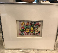 2 Pieces - Flowers For My Love And Lunch Break AP 3-D Limited Edition Print by James Rizzi - 2 2 Pieces - Flowers For My Love And Lunch Break AP 3-D Limited Edition Print by James Rizzi - 2