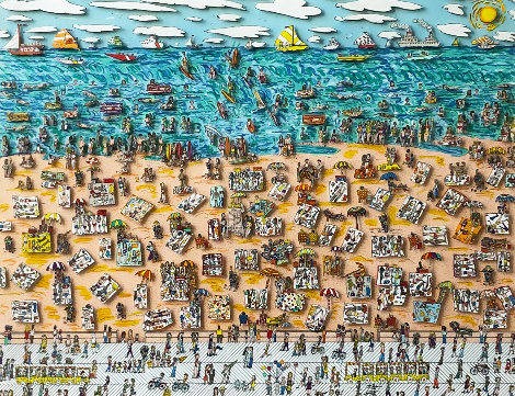 When Living is Easy 3-D 1987 Limited Edition Print - James Rizzi