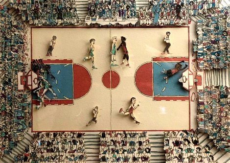 Basketball 1983 3-D Limited Edition Print - James Rizzi