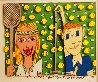 She Likes Tennis - He Likes Golf 1997 3-D Limited Edition Print by James Rizzi - 2