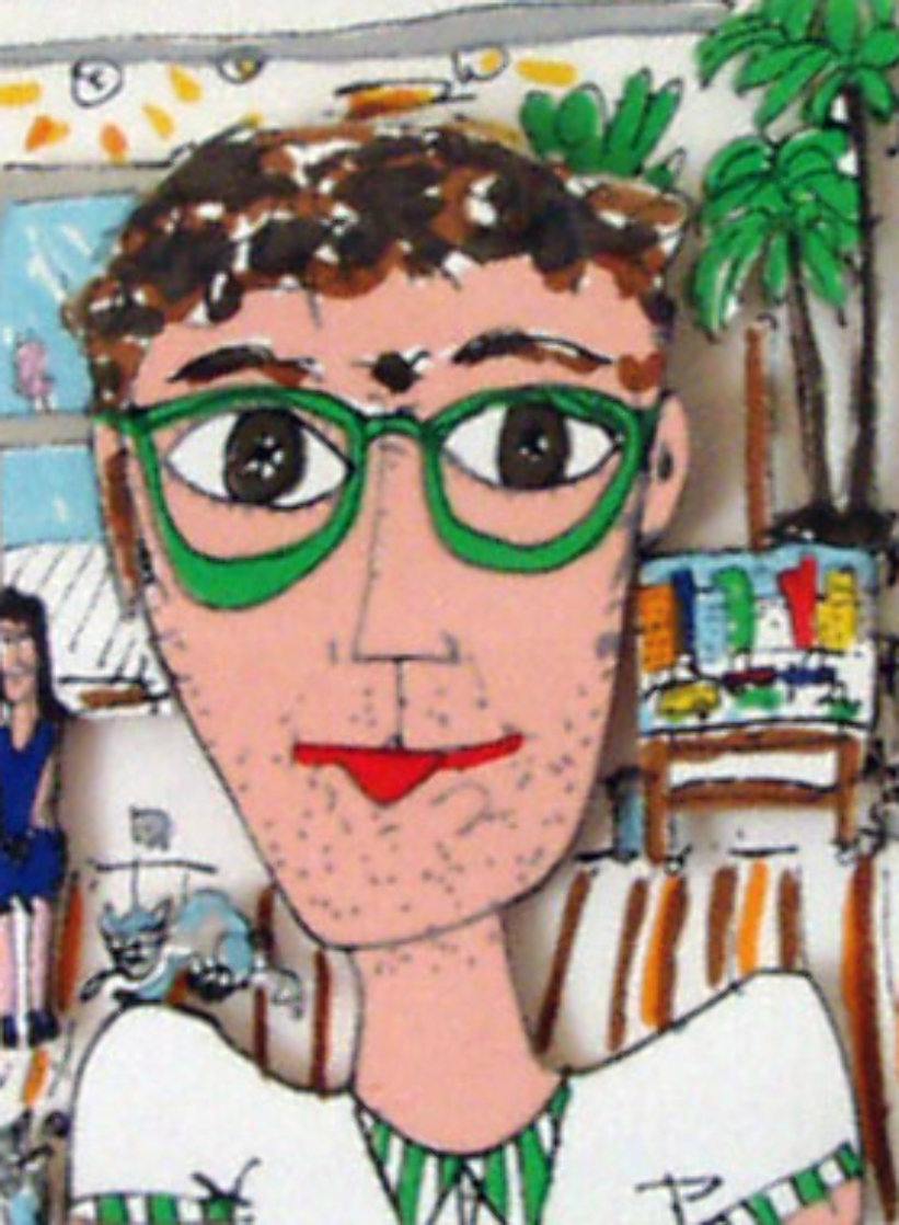 It's Me 3-D 1987 Self Portrait Limited Edition Print by James Rizzi It's Me 3-D 1987 Self Portrait Limited Edition Print by James Rizzi