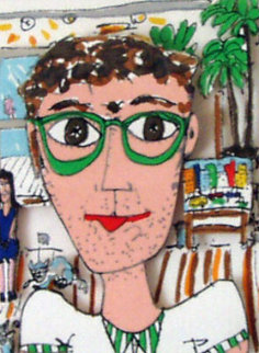 It's Me 3-D 1987 Self Portrait Limited Edition Print - James Rizzi It's Me 3-D 1987 Self Portrait Limited Edition Print - James Rizzi