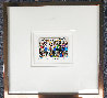 Subway Rider 3-D 1990 - New York, NYC Limited Edition Print by James Rizzi - 1
