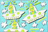 Unexpected Company 2002 3-D - UFO Limited Edition Print by James Rizzi - 0