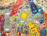 Uptown, Downtown, Eastside, Westside 1995 - New York City - NYC Limited Edition Print by James Rizzi - 1