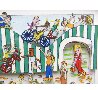 Kids on Their Wheels 3-D  1995 Limited Edition Print by James Rizzi - 3