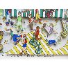 Kids on Their Wheels 3-D  1995 Limited Edition Print by James Rizzi - 5