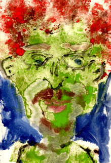 Untitled Watercolor 1974 Watercolor - James Rizzi Untitled Watercolor 1974 Watercolor - James Rizzi