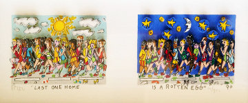 Last One Home is a Rotten Egg 3-D Limited Edition Print - James Rizzi Last One Home is a Rotten Egg 3-D Limited Edition Print - James Rizzi