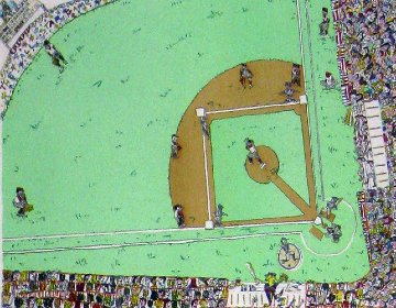 Baseball 3-D 1983 Limited Edition Print - James Rizzi Baseball 3-D 1983 Limited Edition Print - James Rizzi