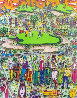 Too Many People Playing Golf 3-D AP 1989 Limited Edition Print by James Rizzi - 0