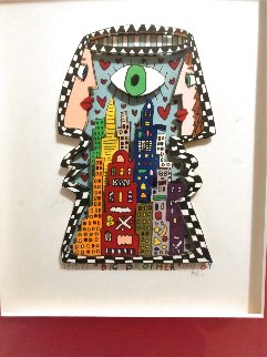 Big Brother 3-D 1989 TV Show Limited Edition Print - James Rizzi Big Brother 3-D 1989 TV Show Limited Edition Print - James Rizzi