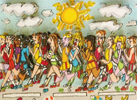 Last One Home is a Rotten Egg 3-D AP 1991 Limited Edition Print by James Rizzi - 0 Last One Home is a Rotten Egg 3-D AP 1991 Limited Edition Print by James Rizzi - 0