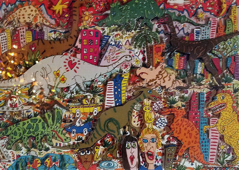 Time Warp 3-D 1989 Limited Edition Print - James Rizzi