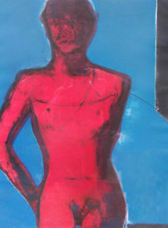 Woman in the Heat of the Night Monotype 1990 40x32 Unique Works on Paper (not prints) - Rhett Lynch Woman in the Heat of the Night Monotype 1990 40x32 Unique Works on Paper (not prints) - Rhett Lynch