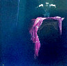 Pink Robe with Orchids 2005 30x30 Original Painting by Rachael Robb - 0