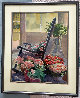 Untitled Rocking Chair and Flowers Watercolor  21x17 Watercolor by Robert Brasher - 1