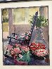 Untitled Rocking Chair and Flowers Watercolor  21x17 Watercolor by Robert Brasher - 3
