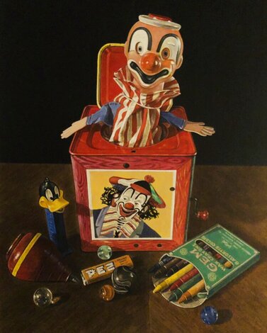 Lost my Marbles 2019 24x20 Acrylic Painting Original Painting - Robert S. Brown