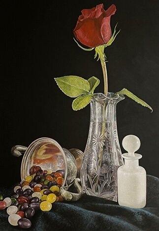 Who Spilled the Beans 2022 - 20x14 Acrylic Original Painting - Robert S. Brown