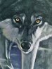 Night of the Wolf 1980 25x19 - Acrylic on Canvas Original Painting by Robert S. Brown - 2 Night of the Wolf 1980 25x19 - Acrylic on Canvas Original Painting by Robert S. Brown - 2