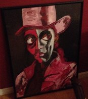 Black Man 1989 30x40 Original Painting by Robert Arnold Chuey - 2 Black Man 1989 30x40 Original Painting by Robert Arnold Chuey - 2