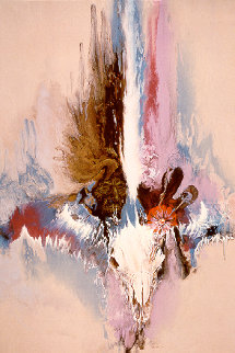 Last of the Buffalo 62x42 Original Painting - Robert Katona Last of the Buffalo 62x42 Original Painting - Robert Katona